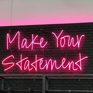 make your statement