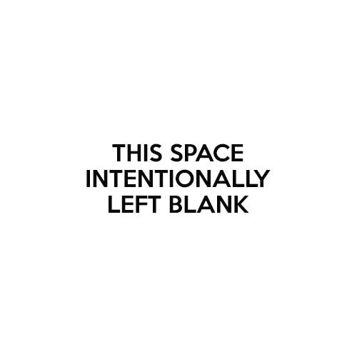 This Space Intentionally Left Blank